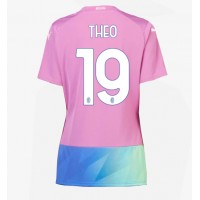 AC Milan Theo Hernandez #19 3rd trikot Frauen 2023-24 Kurzarm